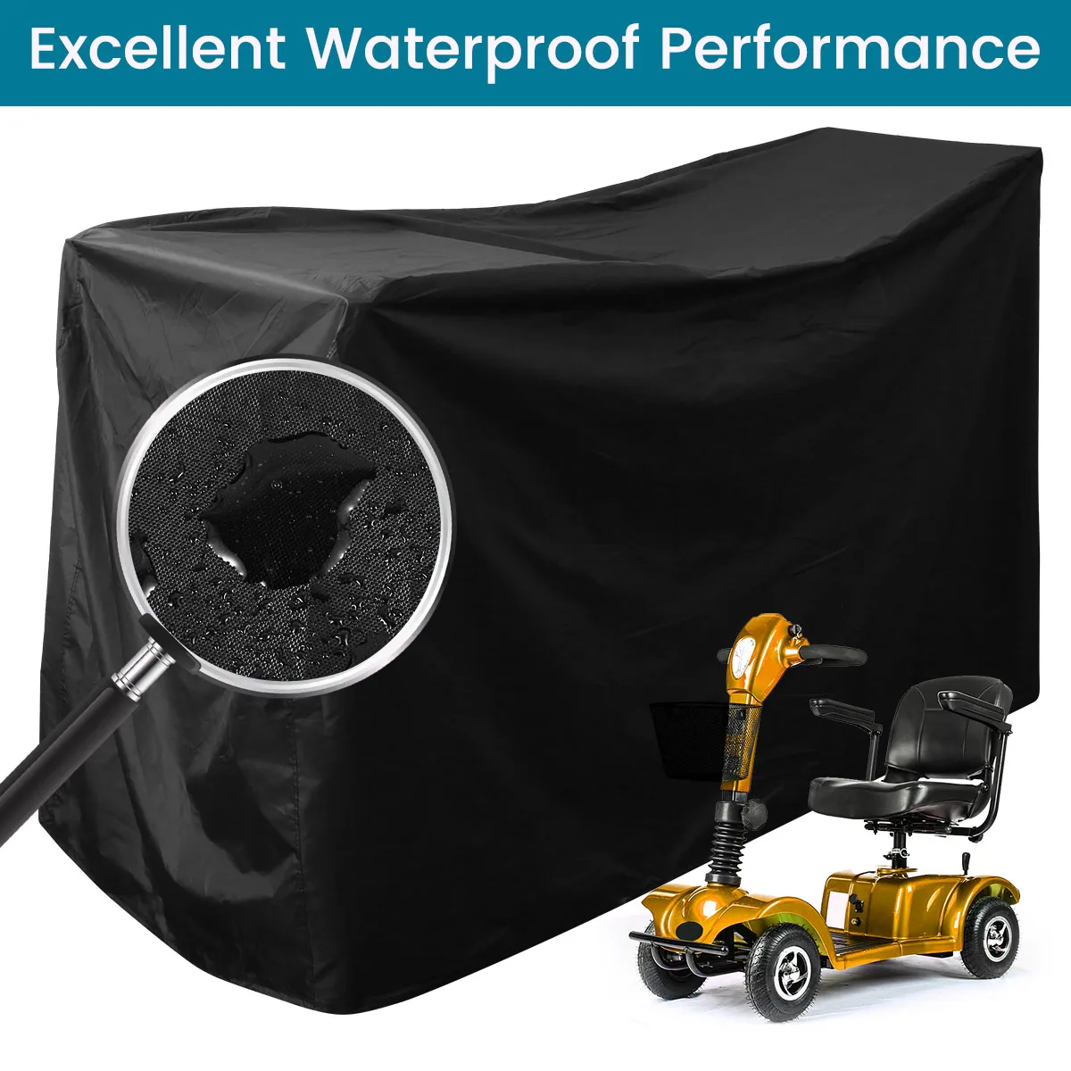 Waterproof Oxford Scooter Cover Black Protection