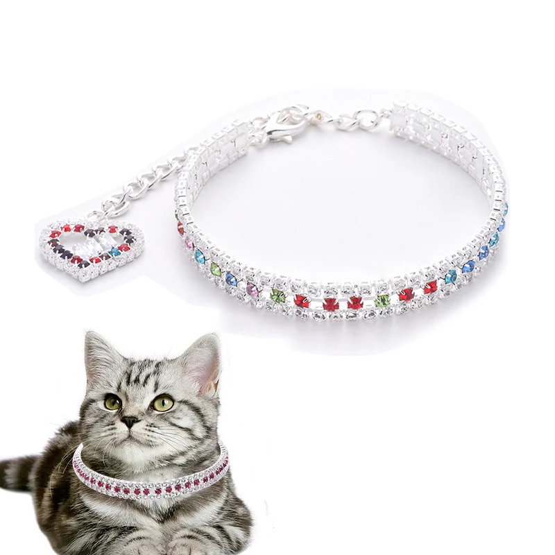 Bling Pet Dog Collar Fashion Bone Pendant Crystal Diamond Cat Collars For  Small Medium Dogs Jewelry Necklace Pets Accessories - Collars, Harnesses &  Leads - AliExpress