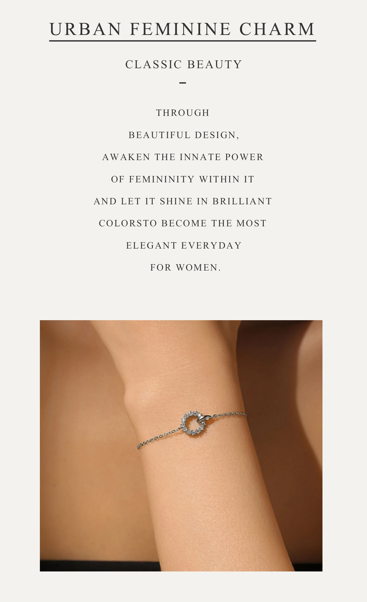 ANDYWEN Kreis-Gliederarmband aus 925er Silber, 5A-Zirkonia-Ring-Charm, minimalistischer Schmuck für Frauen, elegantes Alltagsgeschenk – Detail 7