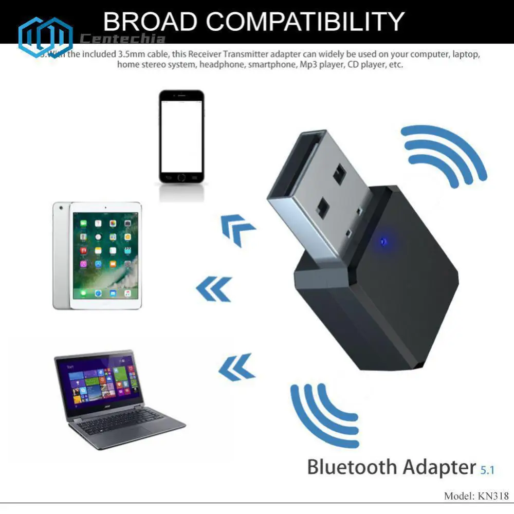 

Беспроводной bluetooth-совместимый адаптер 5,1 для музыкальных динамиков, мини-аудиоприемник 3,5 мм, Aux автомобильный стереоприемник Usb