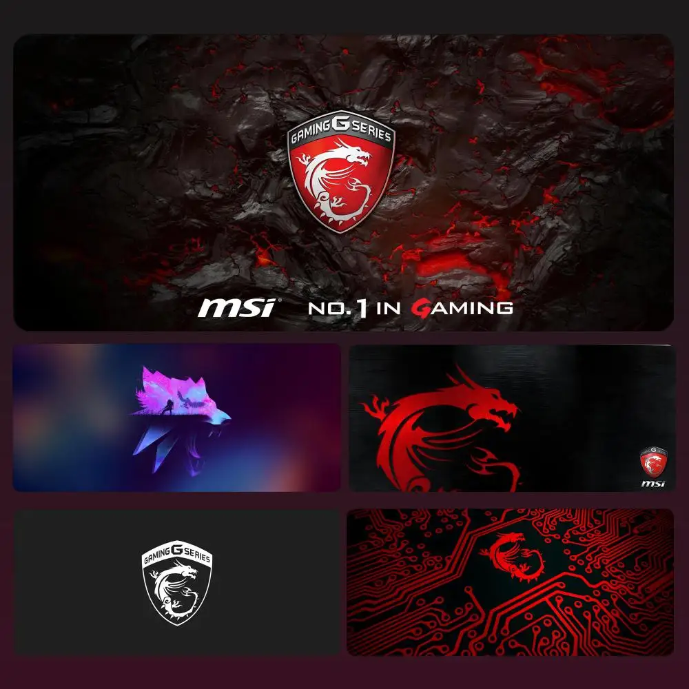Big Mousepad M-Msi Mousepad Anime Mouse Pad Gamer Desk Gaming Laptop Pc Gamer Accessori Mouse Tastiere