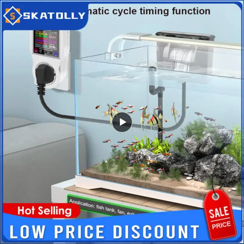 

Умная розетка Tuya с Wi-Fi, 1 шт., цифровой ваттметр, 220 В, измеритель мощности, потребление электроэнергии, вилка ЕС, мощность киловатта, мощность, мощность