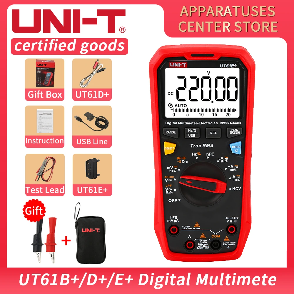 Professional Digital Multimeter | Uni-t Digital Multimeters ...