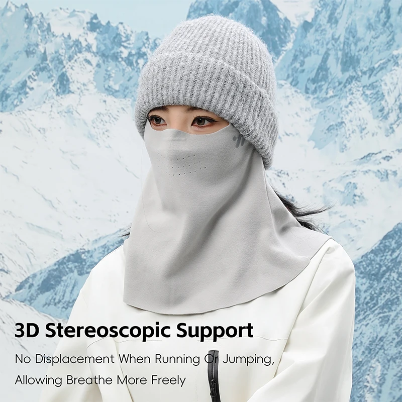 WEST BIKING Windproof Cycling Mask Winter Warm Neck Protection Face Mask Unisex Outdoor Sports Climbing Running Scarf Balaclava