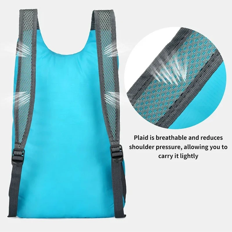 Lightweight Foldable Backpack Ultralight Waterproof Outdoor Travel Backpack Men's and Women's Sports