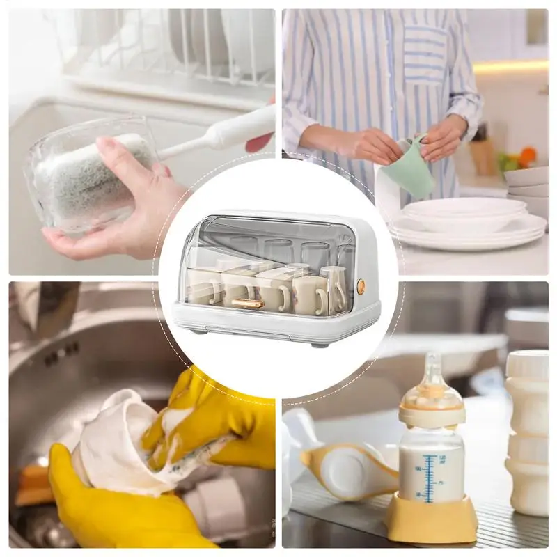 Drying Rack For Baby Bottles Countertop Dryer Bottle Drying Rack Large Bottle Dryer Nursing Organizer Storage Organi