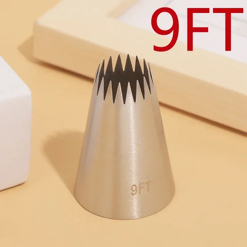 Cake Decorating Tip Set Cake Icing Nozzles Baking Nozzle Set Cake Decorating Nozzle Set 1pc Large Icing Piping Nozzles Russian Nozzles Pastry Tips Cookies Cake Decorating Tools Tips Cream Fondant Pastry #9FT