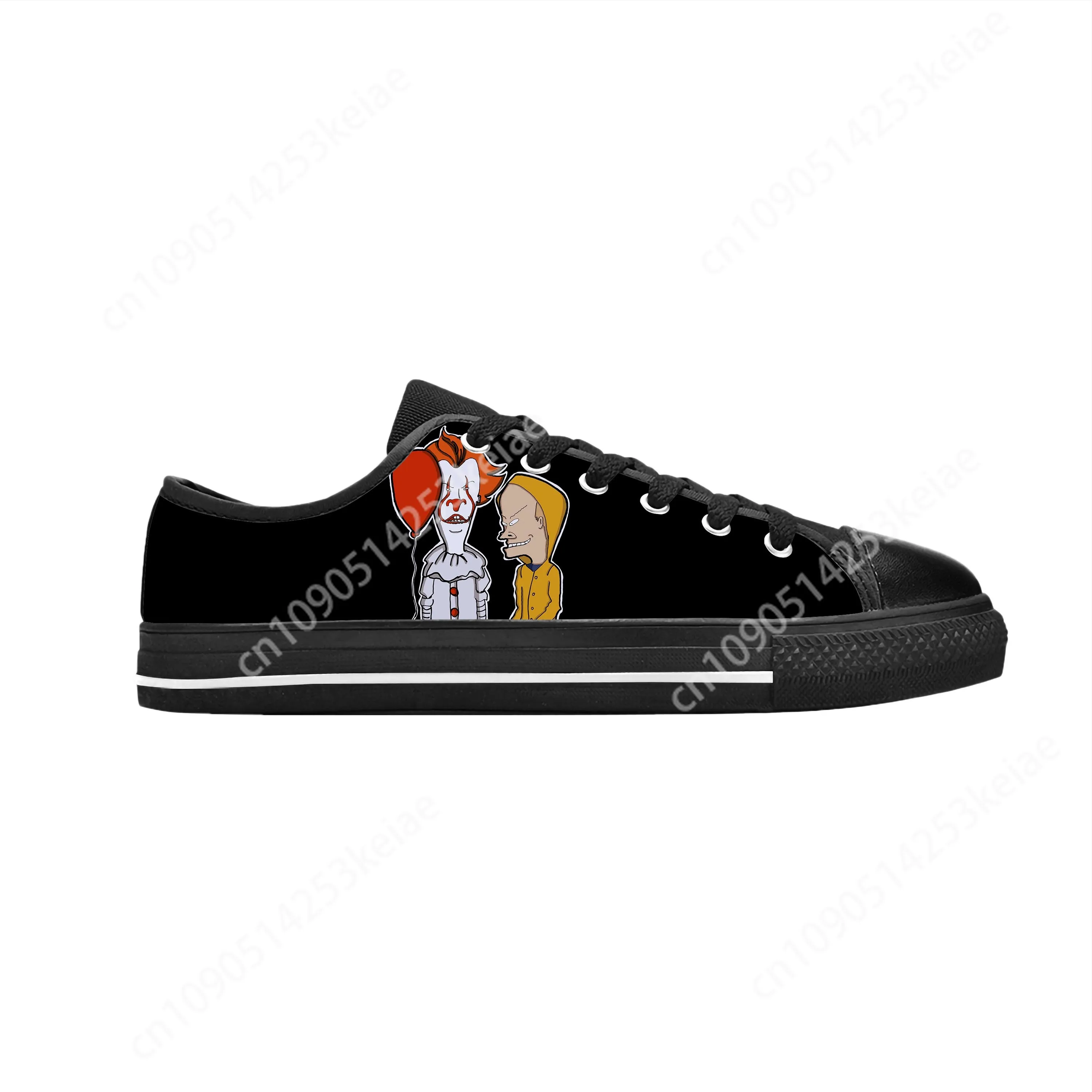 Butthead Butt Head Rock N Roll Cartoon Beavis Cool Casual Cloth Shoes Low Top Comfortable Breathable 3D Print Men Women Sneakers 2