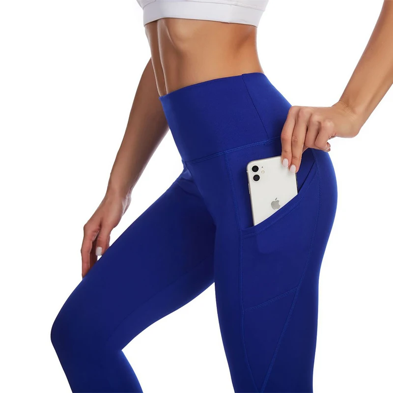 Girl High Waist Legging Pockets Fitness Bottoms Running Sweatpants for Women  Quick-Dry Sport Trousers Workout Yoga Pants - AliExpress