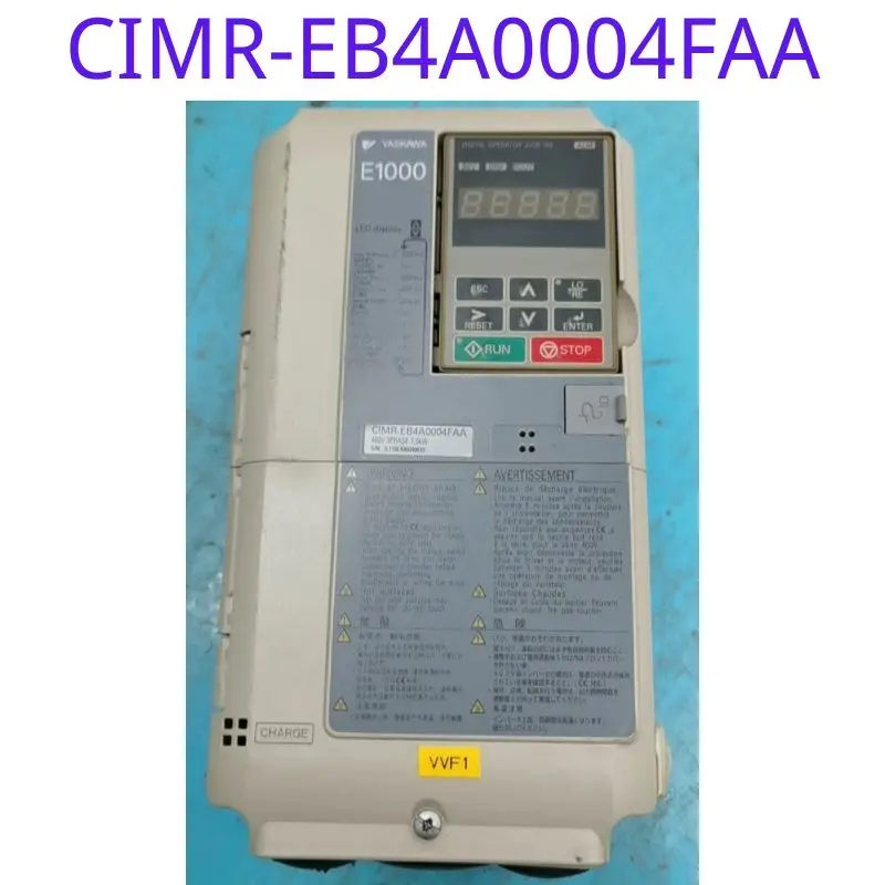 

Used E1000 frequency converter CIMR-EB4A0004FAA 1.5KW functional test intact