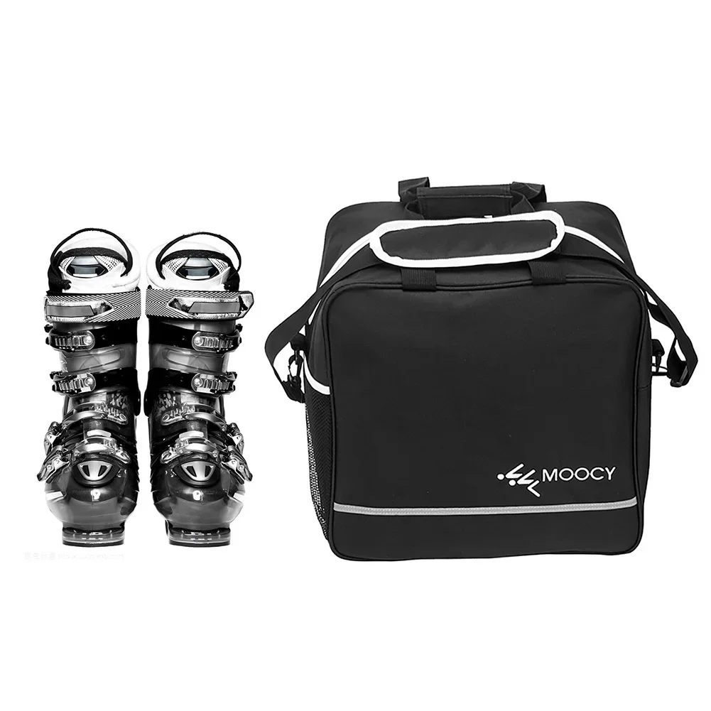 2 Pcs Ski Set Waterproof Ski Duffle Bag & Boot Tote Set Padded Snowboard And Boot Storage Bag for Travel Fit Skis Up to 200 cm 4