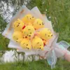 Cartoon Piglet Tigge Eeyore Winnie the Pooh Plush Doll Handmade Flower Bouquet Wedding Valentine's Day Christmas Graduation Gift 5
