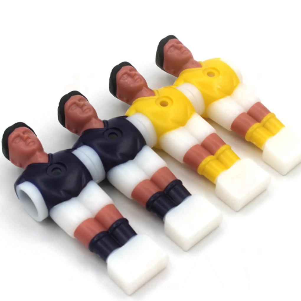 4Pcs Funny Plastic Figures Ball Game Accessories for Yellow/Purple
