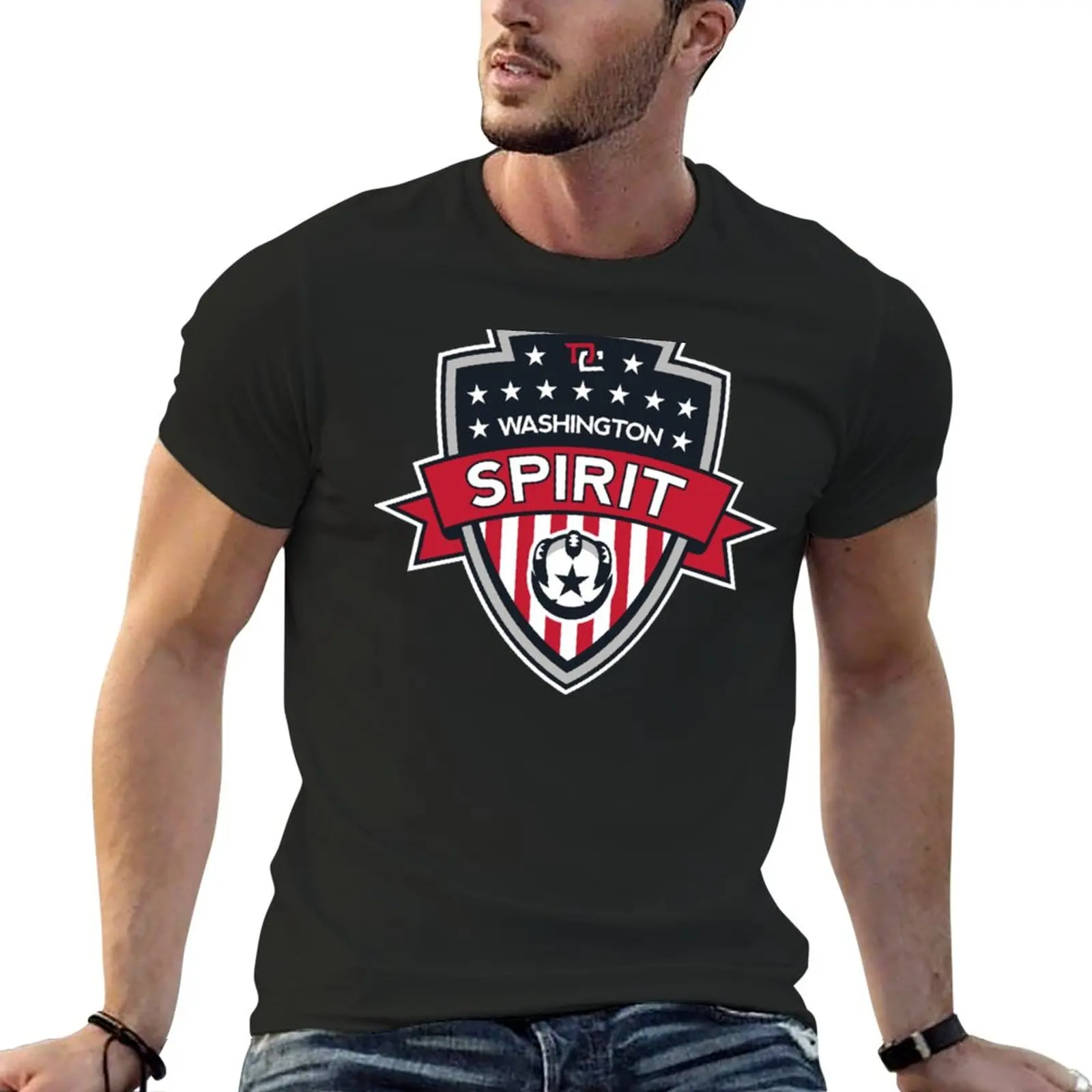 

Washington Spirit Icon Classic T-Shirt Short sleeve boys animal print shirt anime clothes mens t shirt graphic