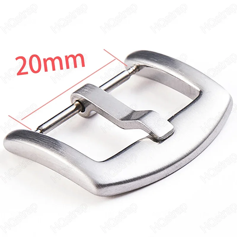 Stainless Steel Buckle - Watch Strap Clasp in Silver & Black for Watch Accessories and Repair