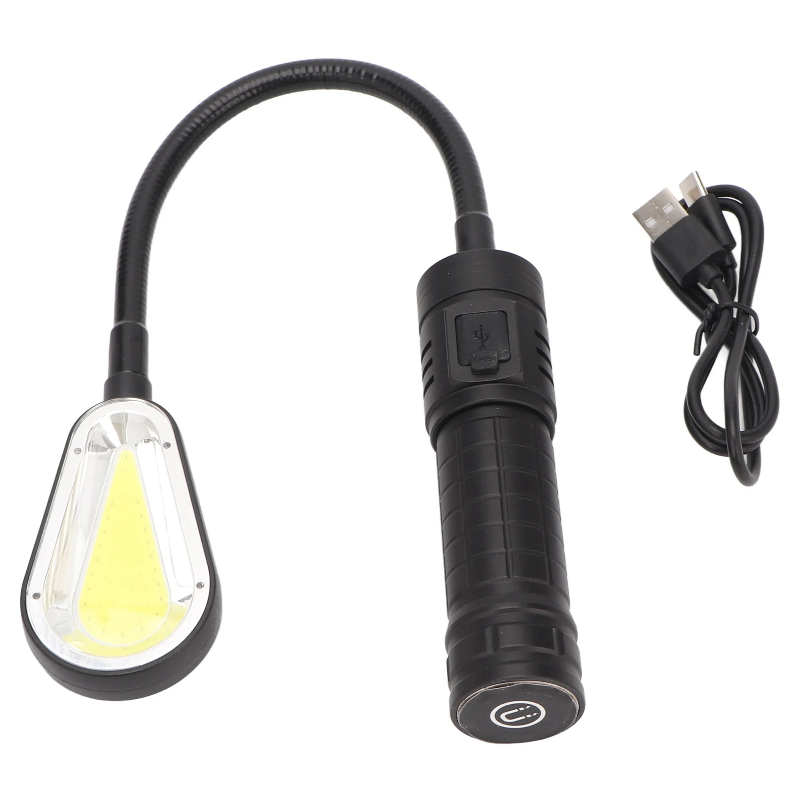 LED Work Light TYPE C Charging Zoomable Hose Design Magnetic Flexible Multipurpose for Camping Machine Tools