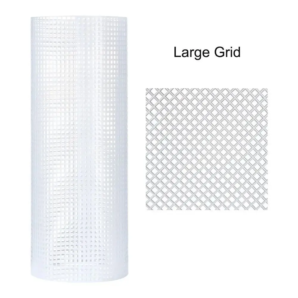 33*50CM Plastic Mesh Cloth Bag Rug Thread Hook Craft Supplies DIY Handcraft Latch Hook Accessory Hook Crafts Durable Grid About