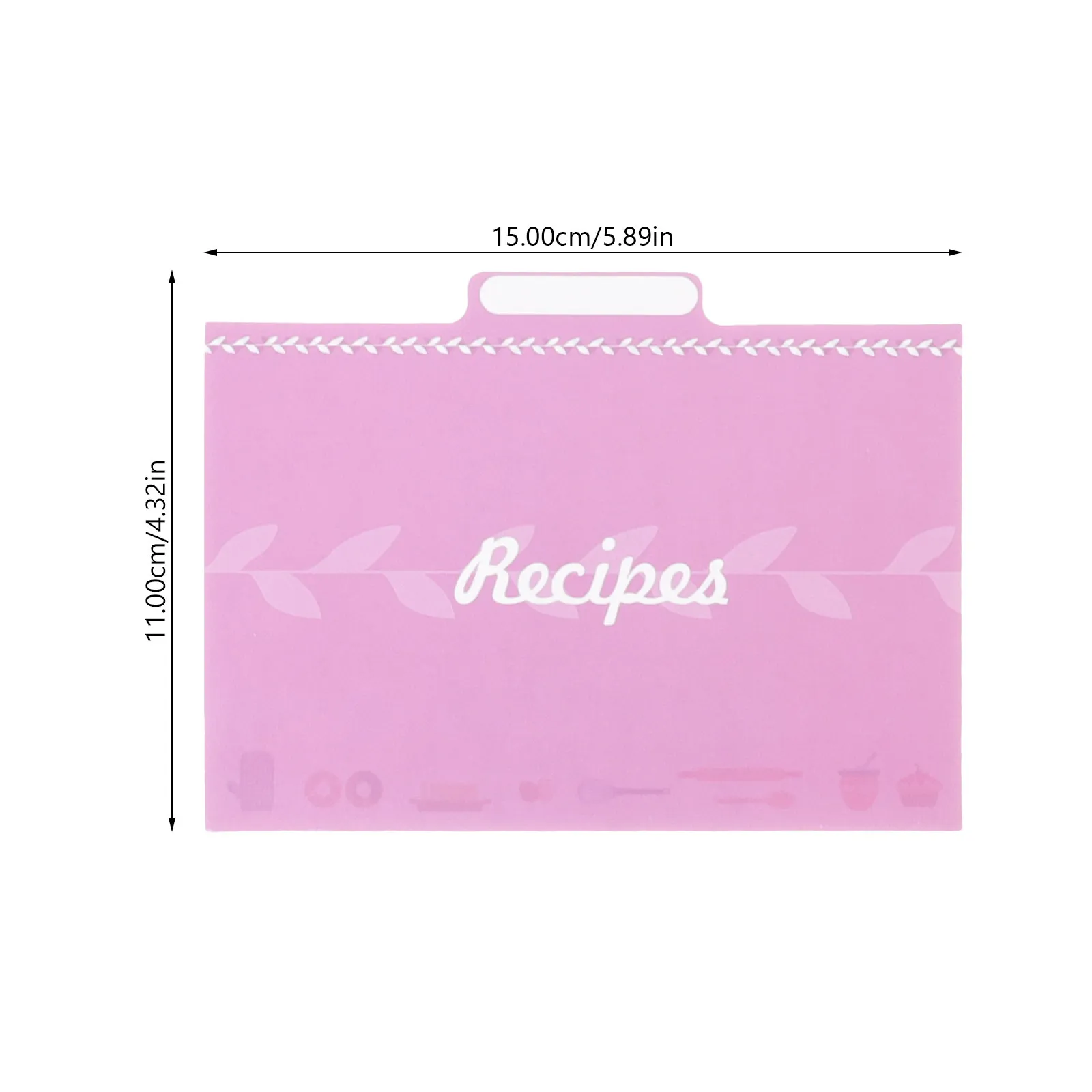 25Pcs 요리 노트용 두꺼운 빈 레시피 카드 DIY 음식 일기 카드 부드러운 쓰기 표면 주방 용품 레시피 카드