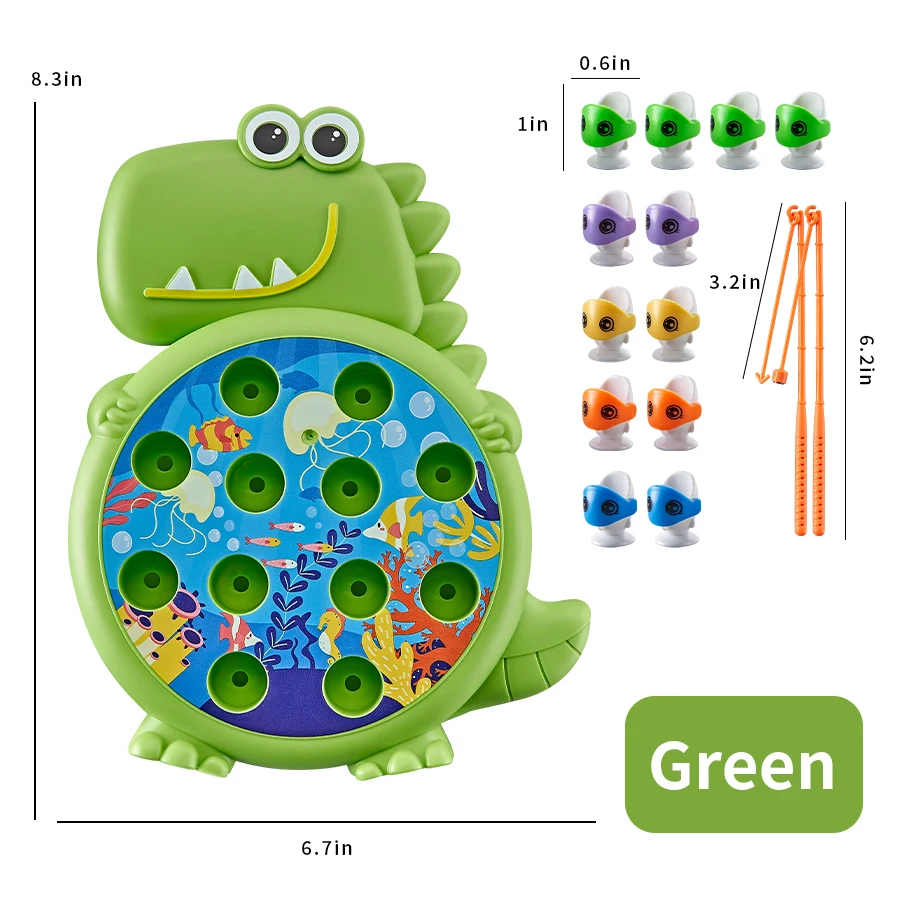 Fishing Plate-Exercise Children's Focus- Early Education Puzzle Fishing ToysParent Child Interaction-Science and Education Toys 6