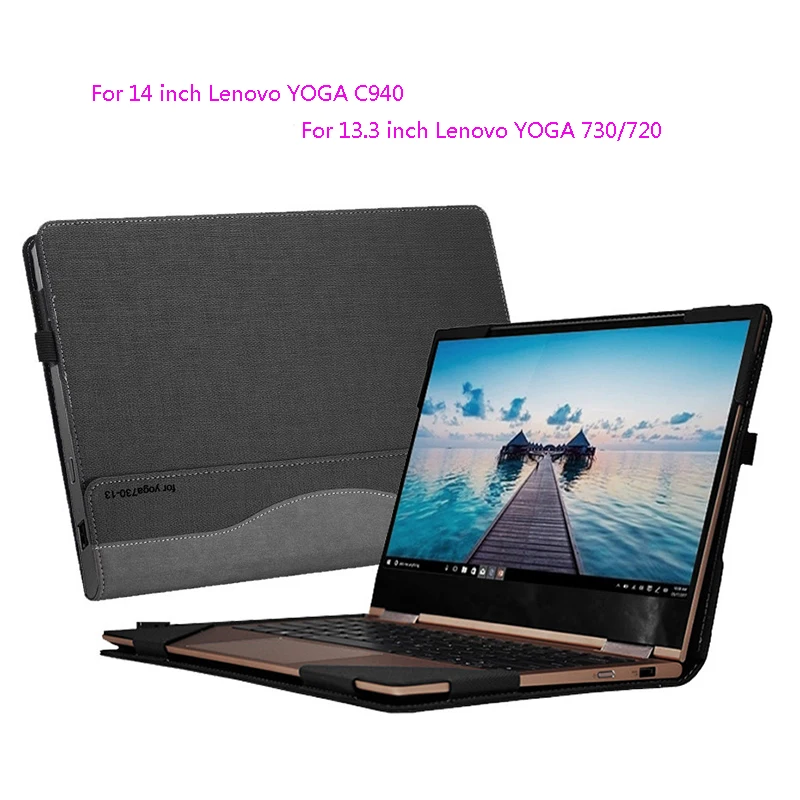 

Чехлы для ноутбуков Lenovo YOGA C940 14 дюймов YOGA C930 7 Pro, сплит-портативный защитный чехол из искусственной кожи для йоги 730 720 13,3 подарок