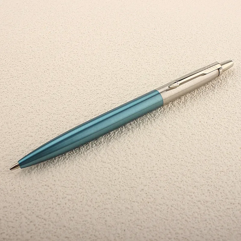 Ballpoint pen Metal Ballpoint Pens Automatic Ball Pen G2 Refill Blue Ink for School Office Stationery Supplies Writing 0.7mm 1Pcs