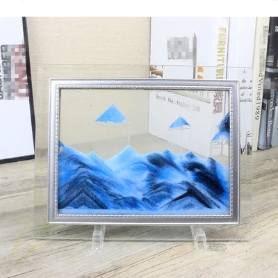 유리 수공예품 예술 풍경 장식품 모래시계 그림 장식