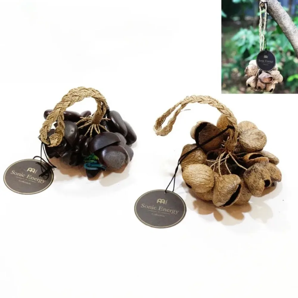 

Natural Fruit Shell Ringing Seeds Rare Musical Instrument Colorful Bells for Meditation Sound Healing Instrument African Musical