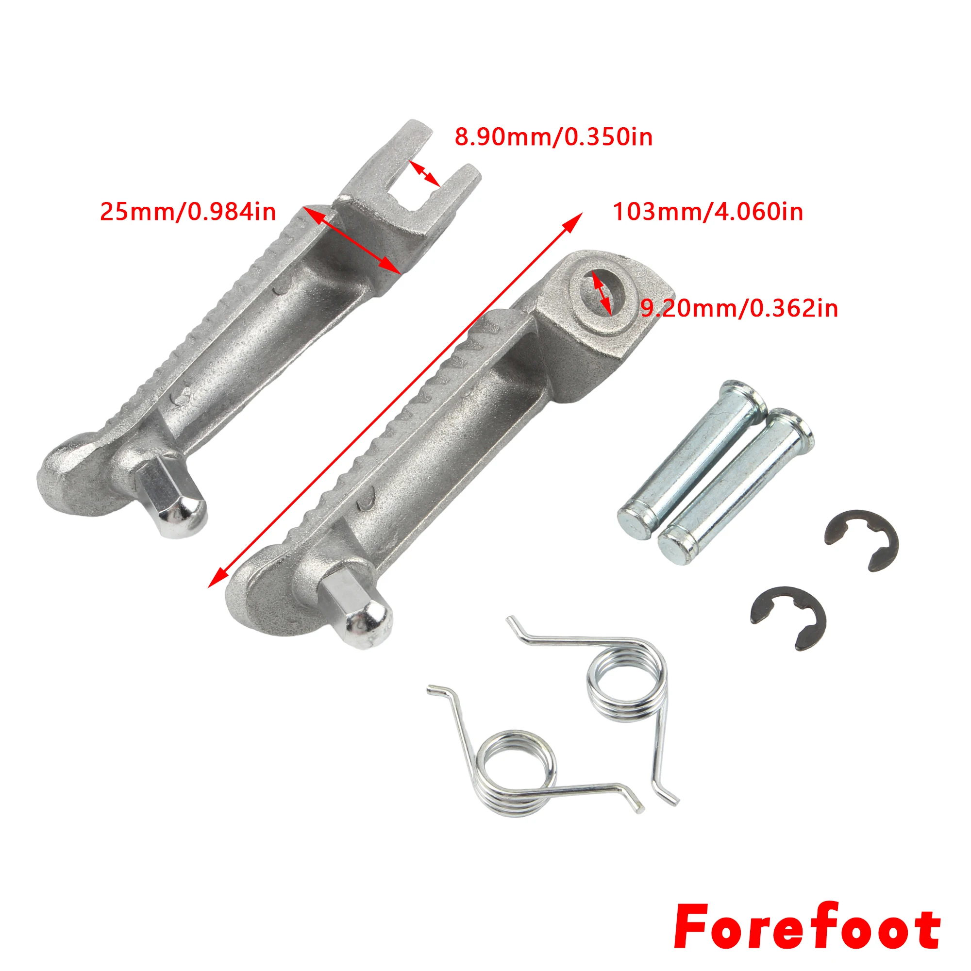 Motorcycle Accessories Motorcycle Front and Rear Footrest Aluminum Foot Rests Pedal for YAMAHA YZF R1 R6 R125 R25 R3 MT125 MT03 MT09 MT10 MT07