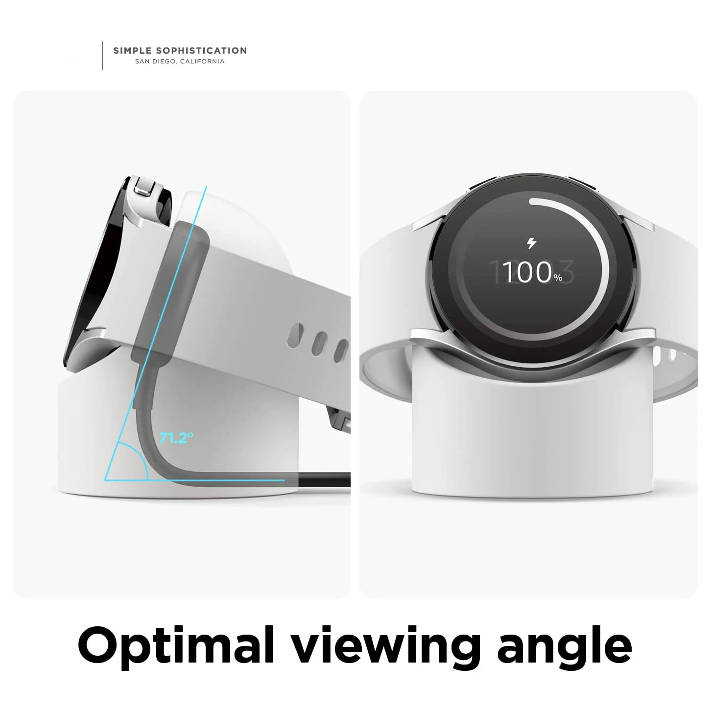 Silicone Watch Charger Stand for Galaxy Watch