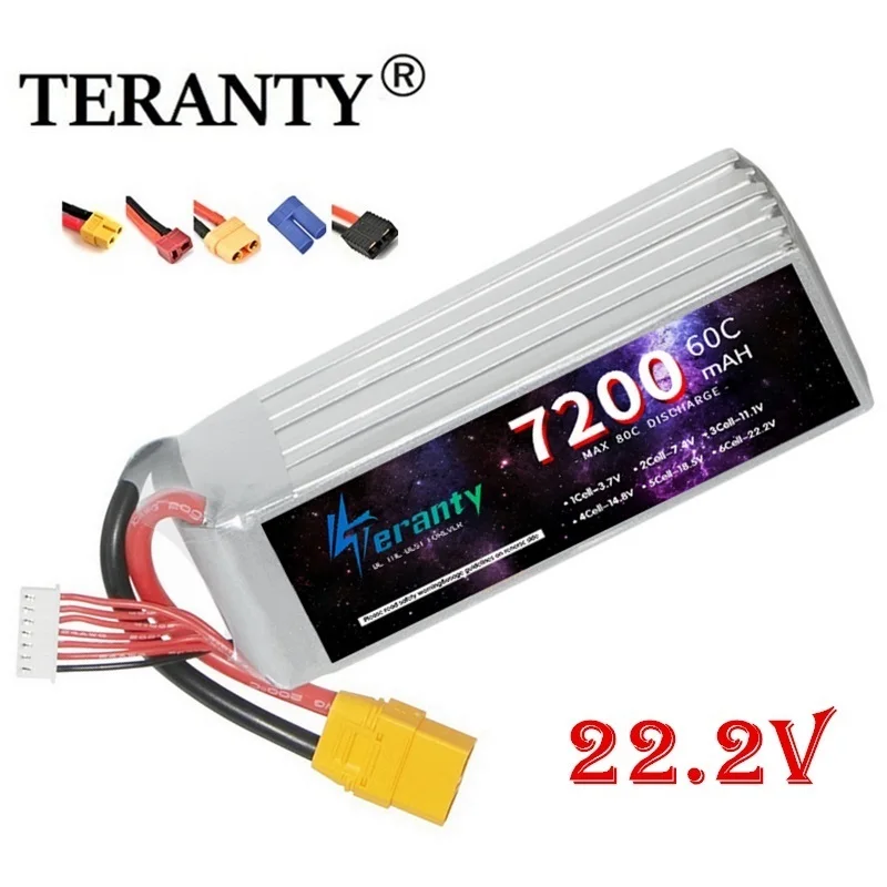 Batterie Drone 6S 22.2V LiPo 2200-5200mAh XT60/XT90