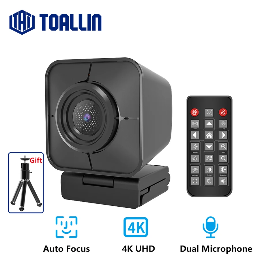 Logitech Webcam TOALLIN Cu00e1mara Web Full HD 1080P Para PC
