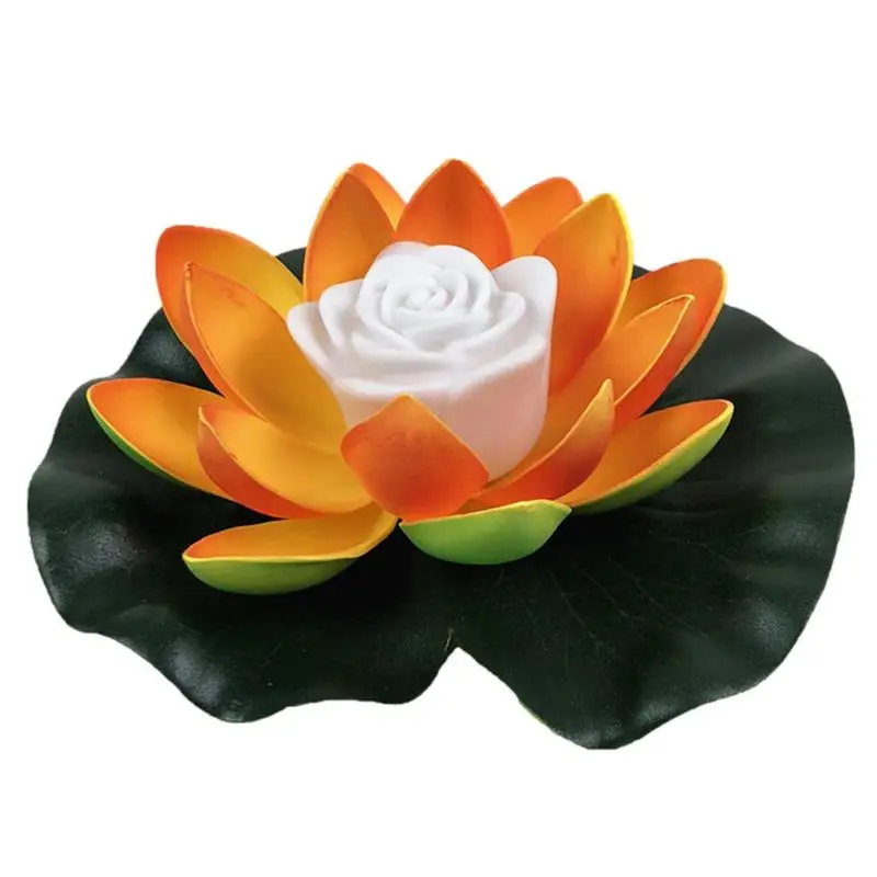 

Floating Lotus Lights LED Floating Waterproof Night Light For Pond LED Flowers Pool Lights Waterproof Night Light For Pond And