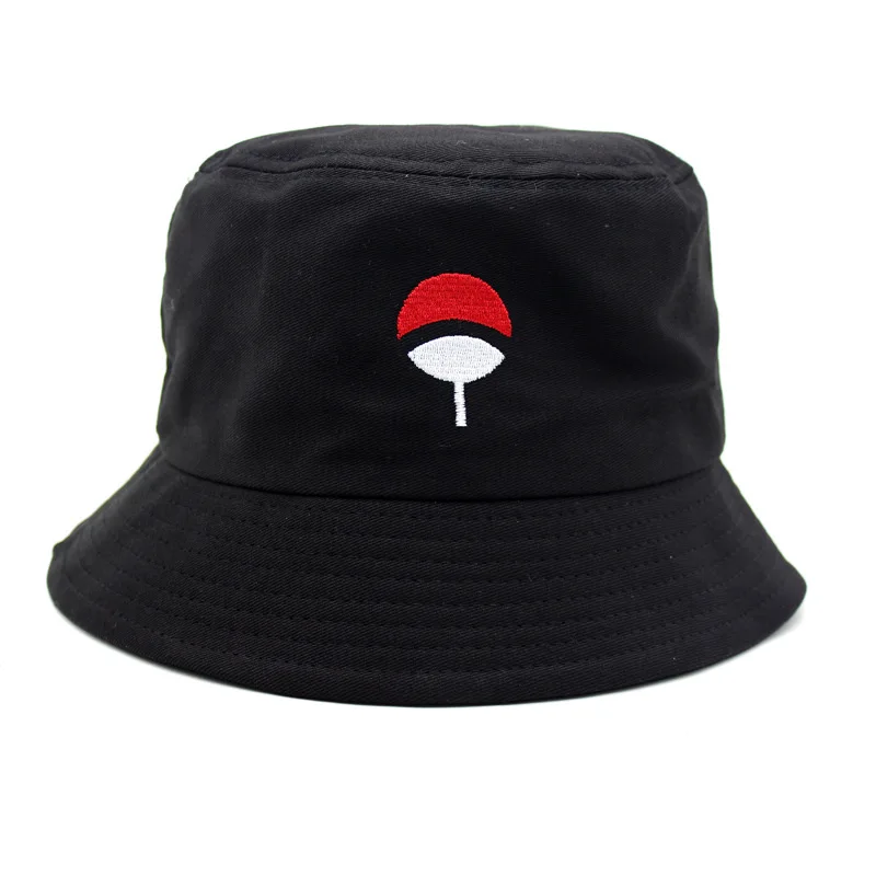 Naruto Embroidered Bucket Hat – Anime Cosplay Summer Fisherman Cap