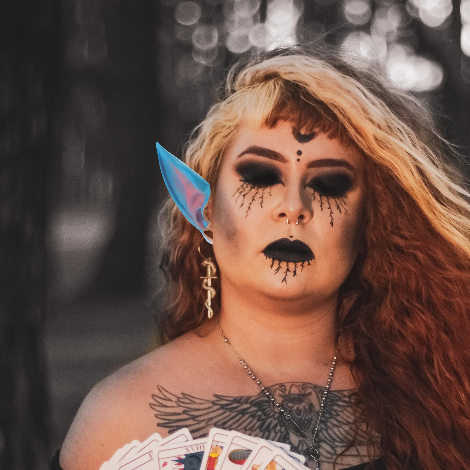 1 זוג עיצוב אוזני פיירי ריאליסטיות חומר סימולציה רך אידיאלי למסיבת הלווין קוספליי פרופ אוזן אלף מסיבת קרנבל