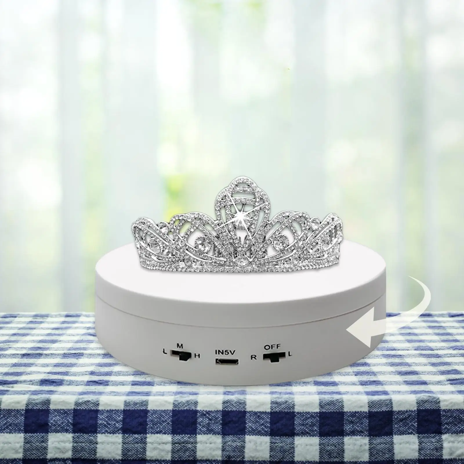 Jewelry Display Stand Rotating Product 360&deg; Rotation Turntable Display Stand