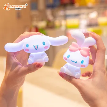 Sanrio Blind Box Kawaii Cinnamoroll Figures Toy Light Night Home Decoration For Fans Children Christmas Gift 5