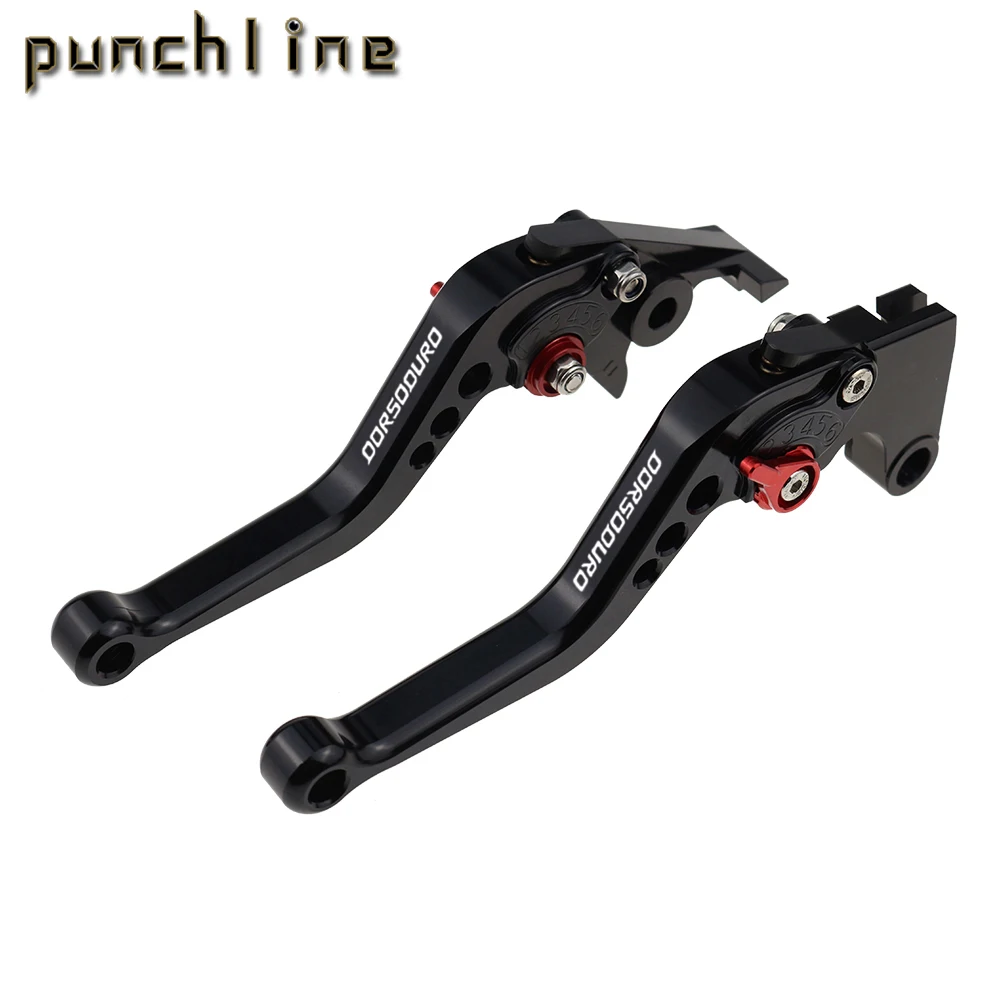 

For DORSODURO 900 2017-2022 DORSODURO 750 2008-2016 Motorcycle CNC Accessories Short Brake Clutch Levers Adjustable Handle Set