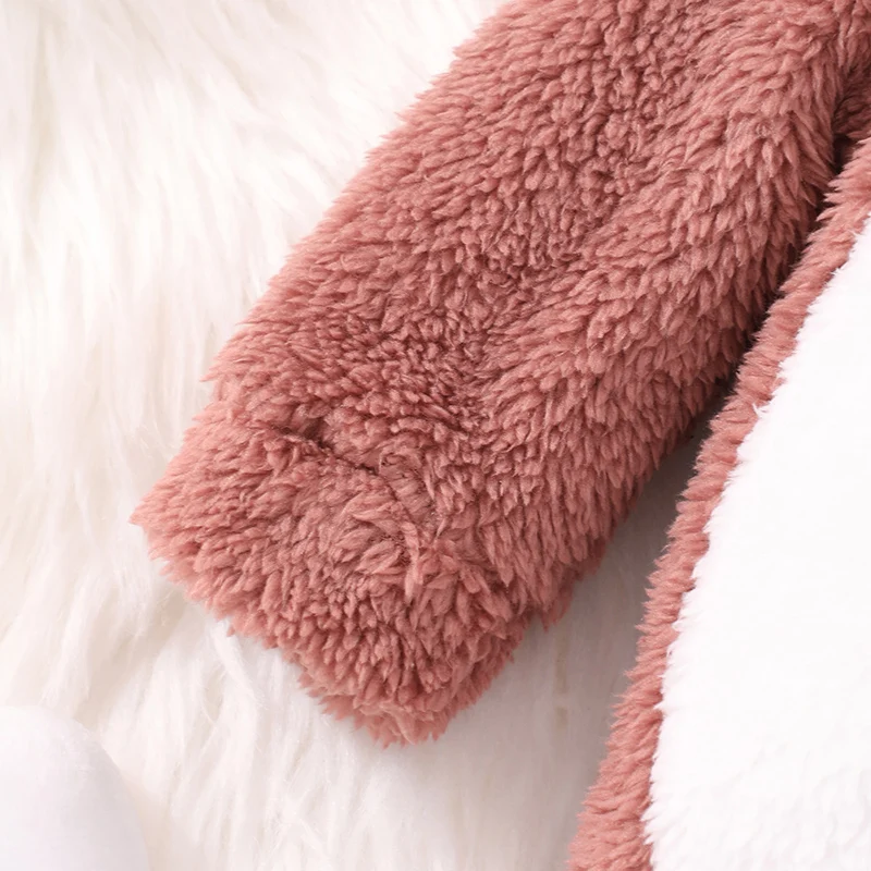 0-18months Baby Footies Jumpsuit Panda Elephant Bear Hooded Romper For Infant Boys And Girls Cosplay Jumpsuit Winter Pajamas