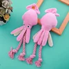 Pet Plush Toy for Small Large Dogs Cats Molar Training Squeaky Toys Octopus Shape Interactive Cotton Rope Toy Dog Accessories 2
