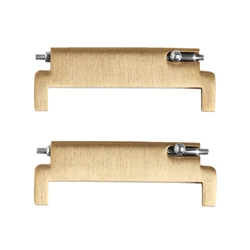 Pack of 2 Quick Release Watch Band Strap Adapters with Spring Bars - 20mm to 20mm (Gold - 2pcs)