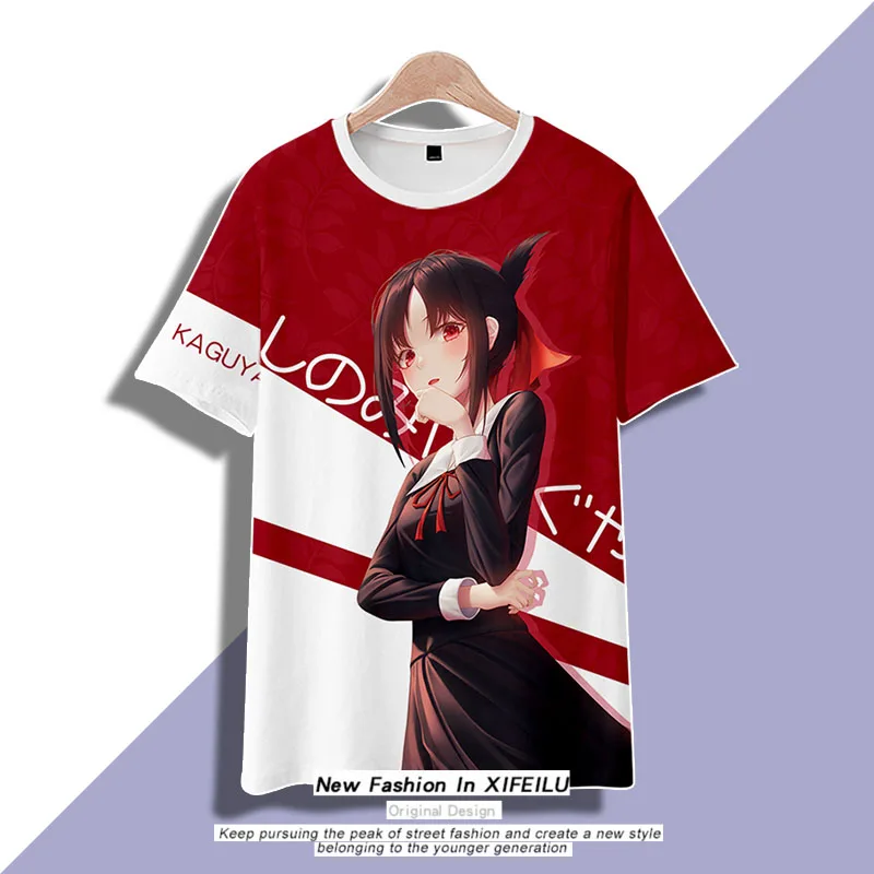 

Anime Kaguya-sama: Love Is War Shinomiya Kaguya Hooded T-Shirt Summer Cosplay Costume Haori Coat Short Sleeve Casual Tops Shorts