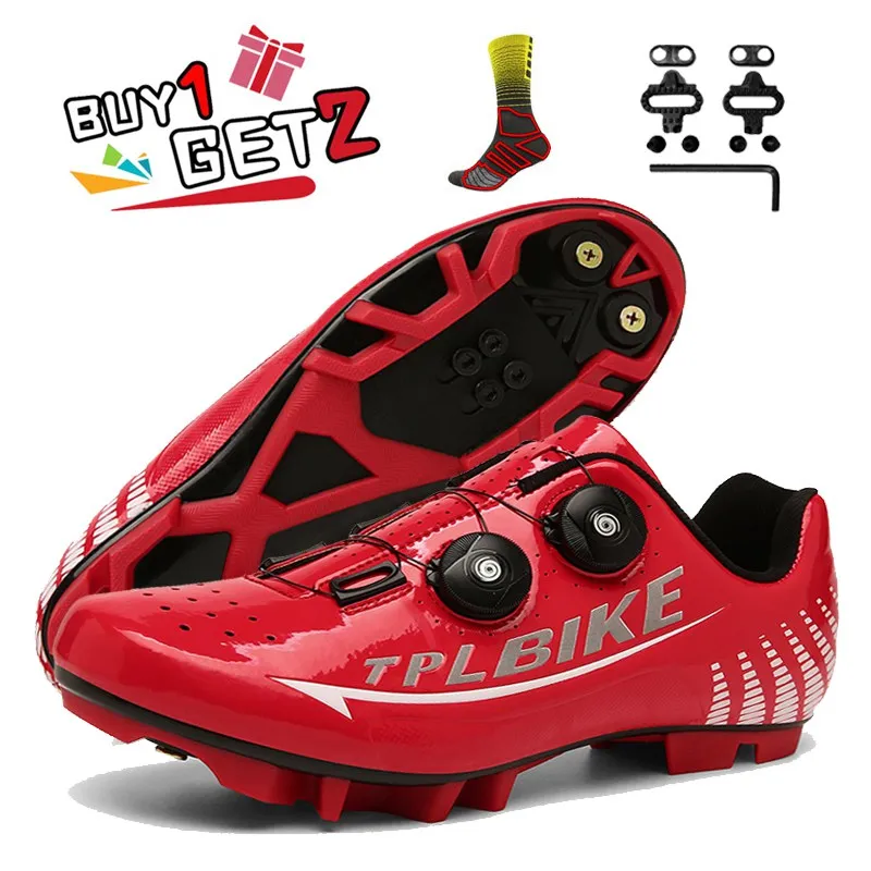 

Mountain Bike Shoes Men Flat Cycling Sneaker MTB Red Women Racing Bicycle Cleats Shoes Carbon Fiber Speed Cycling Footwear