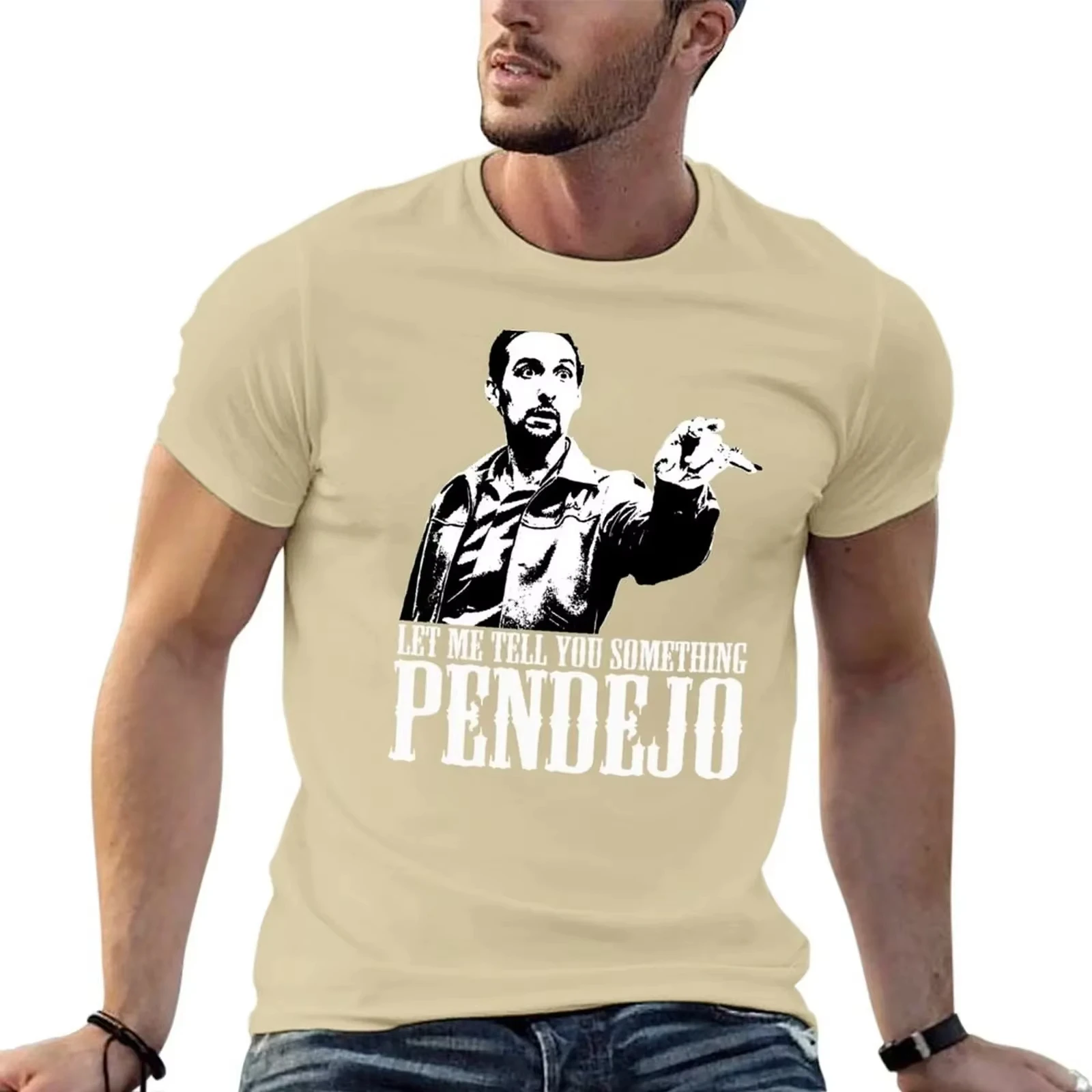 Jesus The Big Lebowski T 셔츠 Let Me Tell You Something Pendejo 티셔츠 헐렁한 셔츠 그래픽 셔츠 일반 압축 셔츠 남성