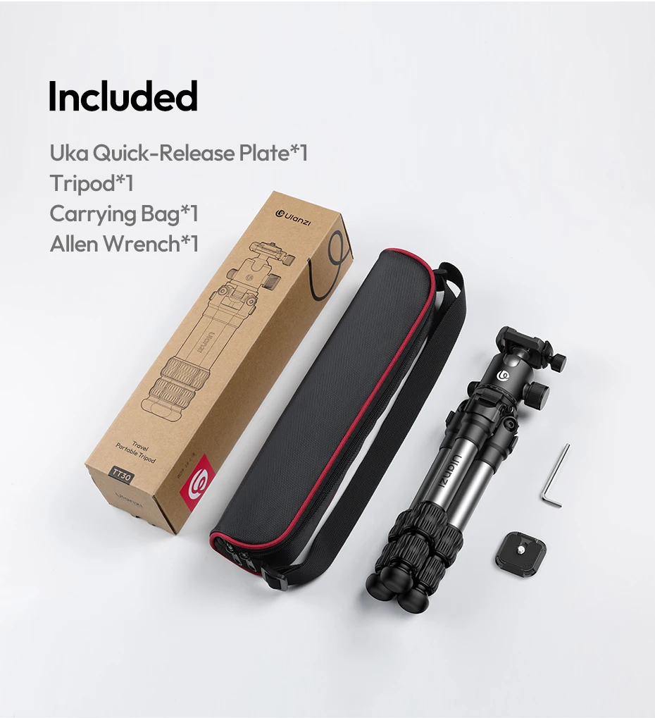 Travel Tripod Portable Adjustable Tripod 14CM-44CM for Smartphone Camera for UKA