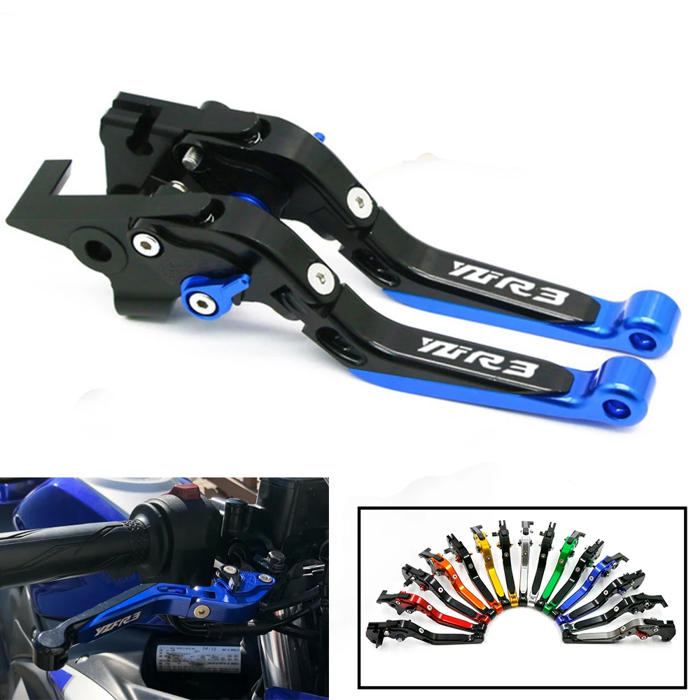 Per Yamaha Yzfr3 Yzf R3 Yzf-R3 R3 2015-2023 Accessori Moto Manubrio Cnc Pieghevole Estensibile Leve Frizione Freno