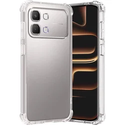 Shockproof Silicone Phone Case - Thick Clear Protective Cover for Tecno Pova 3 (Clear)