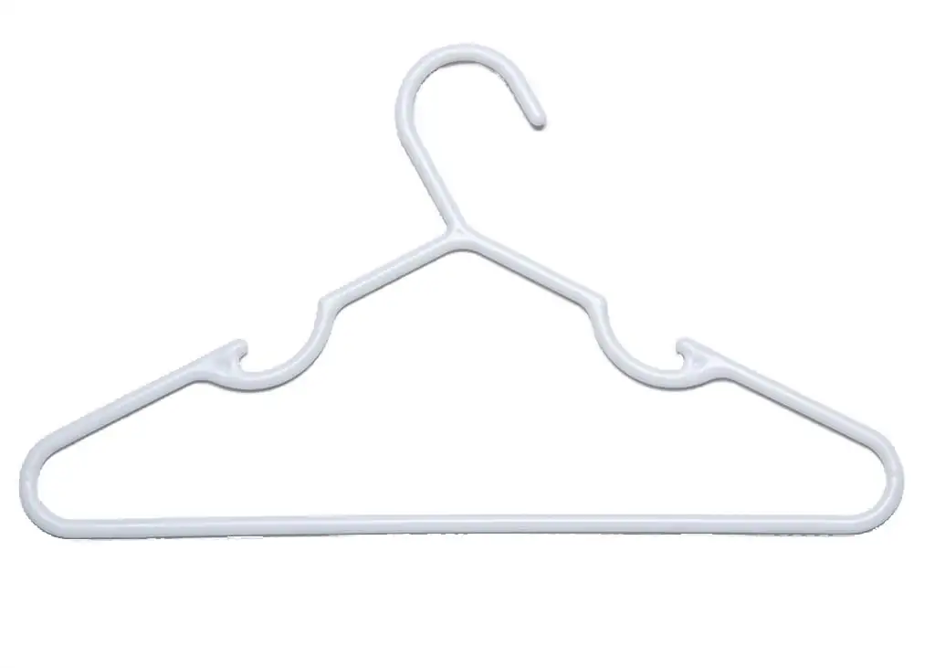 

and Toddler Plastic Clothing Hangers, 100 Pack, White Clothesline Retractable clothesline Clothes storage organizer Hamper Home