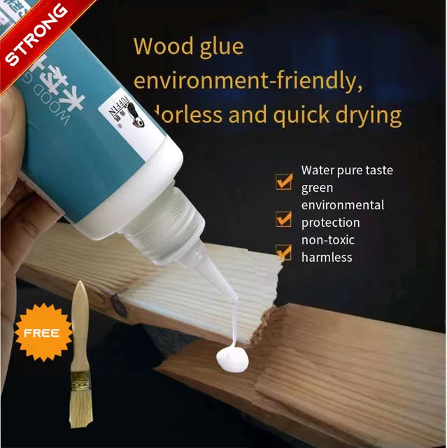 Premium Wood Glue For Woodworking And Hobbies, Extra Strength For Crafts,  Water Resistant Clear PVA Glue