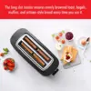 Toaster, 4 Slices with Extra Wide 1.5" Slots for Bagels, 7 Toast Settings, Even Toasting, Reheat, Cancel, Defrost, Black 2