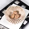 Marble Ruffle Bowl for Kitchen Counter and Living Room Travertine Scallop Bowl for Fruit Jewelry Decorative Tray for Home Decor 2